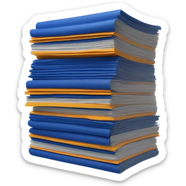 navi blue stack of money sticker