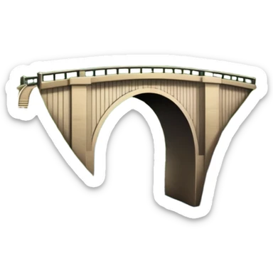 building bridge tunnel hill sticker