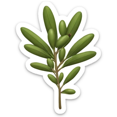 olive branch sticker