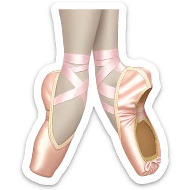 Ballet pointe shoes ￼ sticker