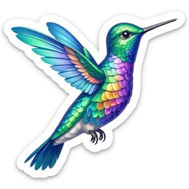 Hummingbird sticker