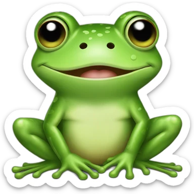frog love frog sticker