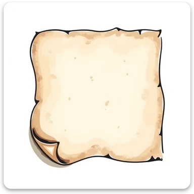 vintage torn kraft paper edge, hand-drawn watercolor, soft crumpled texture, transparent background, no face, no hands, no legs, no characters sticker