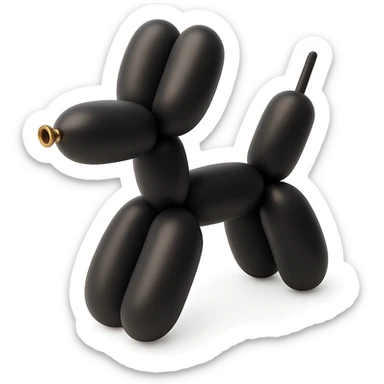 balloon dog sticker