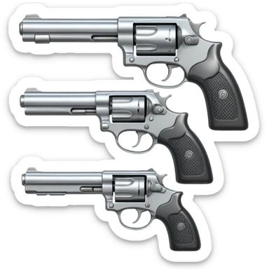 4 pistols sticker