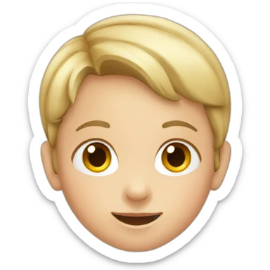 a child wearing hearing aids sticker