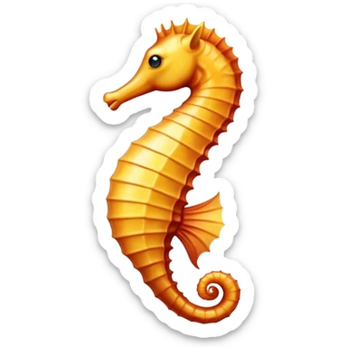 seahorse sticker
