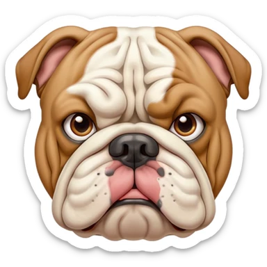 ERROR  English bulldog sticker