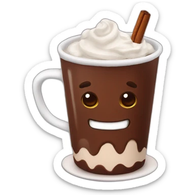 Chocolat chaud sticker