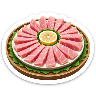 light pink sashimi  sticker