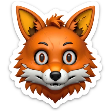 FNAF FOX'ta sticker