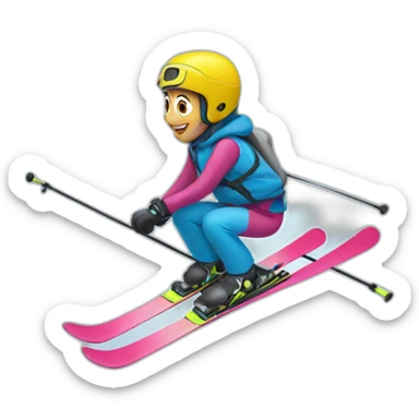 ski sticker