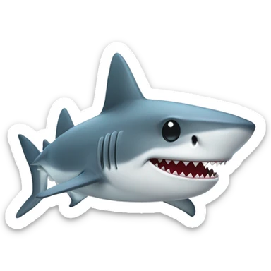 Shark ith sombrero sticker