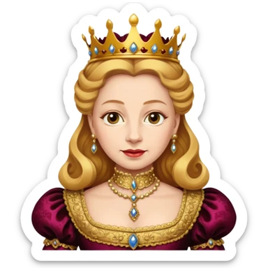 queen elizabeth 1 sticker