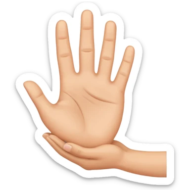 hand help sign  sticker