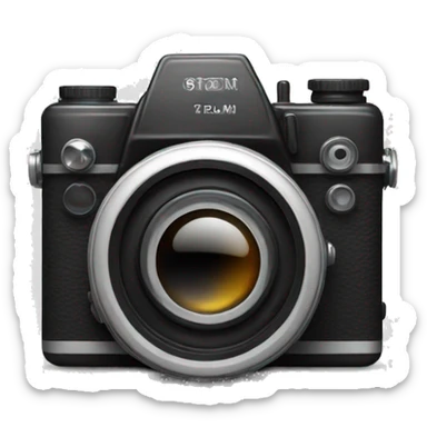 Film camera sticker