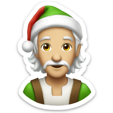 Elfo natale sticker