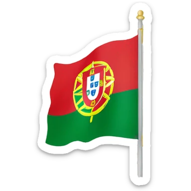 portugal flag sticker