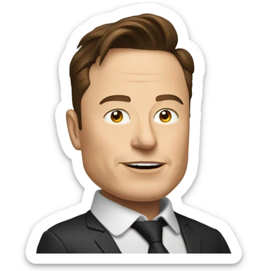 elon musk sticker