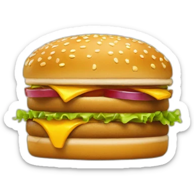 mcdonald's bigmac sticker