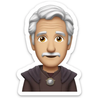 martin scorcese as merlin sticker