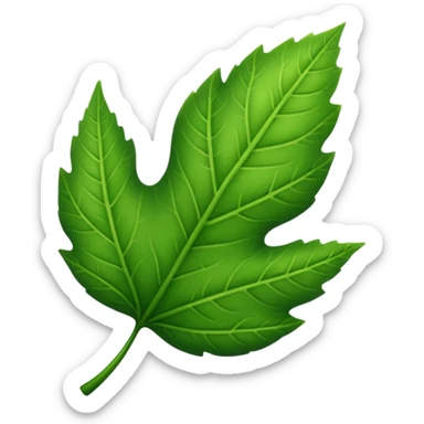 leaf sticker