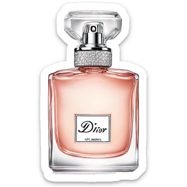 miss dior parfume sticker