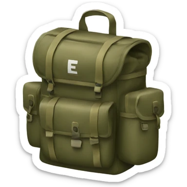 military bag sticker