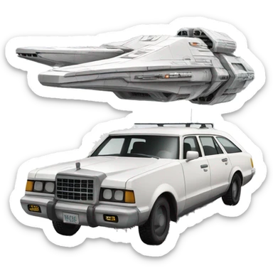 Car.Star Wars imperial cruiser.  sticker
