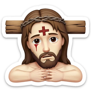 Jesus Christ on the cross sticker