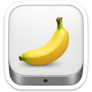 Smartphone Apple with logo of banana sticker