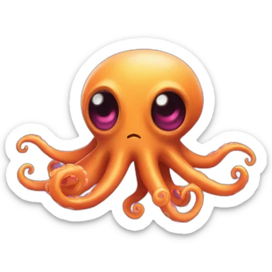 Octoling octopuss form sticker