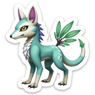 Meloetta-Vernid-Trico-Sergal-Protogen-Primagen-Pokémon-Fakémon-creature sticker