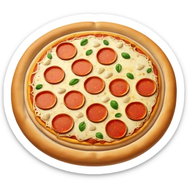 Pizza and bread with oil and vinegar  sticker