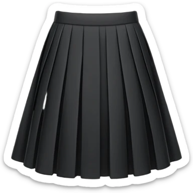 black skirt sticker