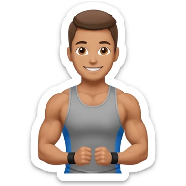 Gym trainer sticker