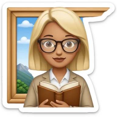 Librarian in foreign countries sticker