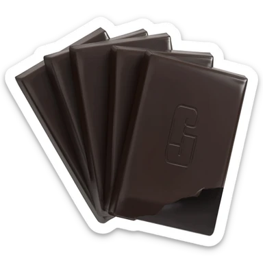 A pack of Dark Chocolate sticker