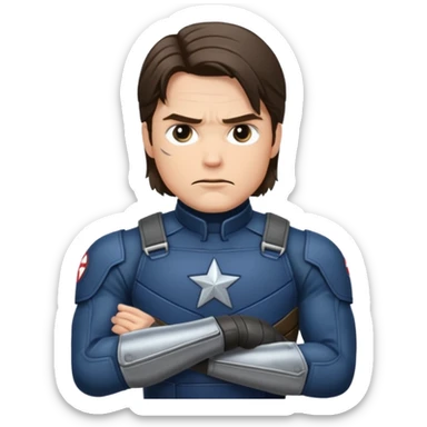 Winter soldier (Marvel) sticker