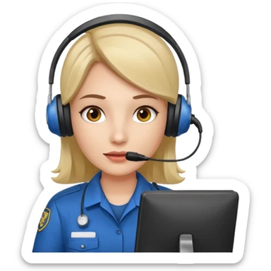 Emergency Dispatcher. sticker