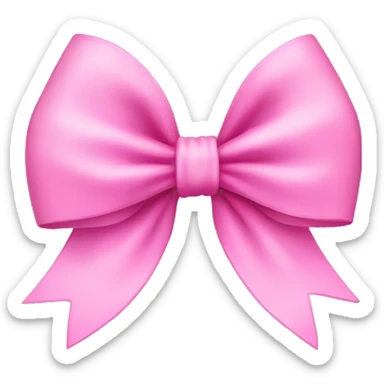 pink coquette bow sticker