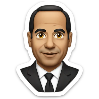 Abdel fatah el sisi sticker