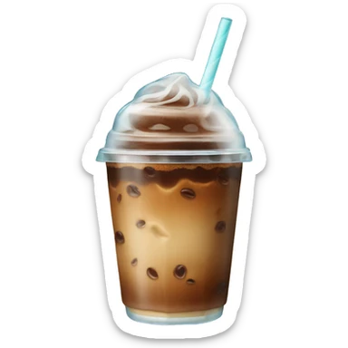 iced coffee sticker
