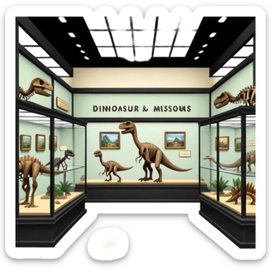 dinosaur Museum sticker
