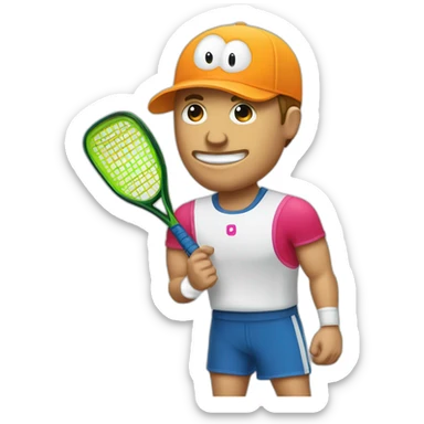 mr beast logo and pickleball sticker