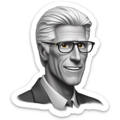 jaunty-ted-danson sticker