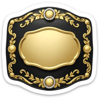 Champion Belt sticker