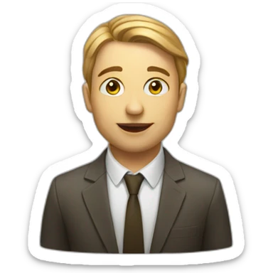 exhibition art manager sticker