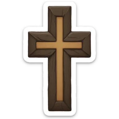 Cross sticker