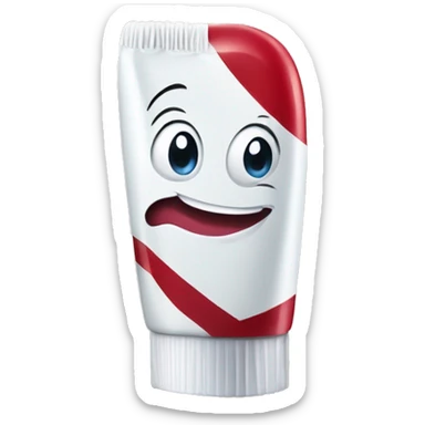 'COLGATE' named  toothpaste sticker